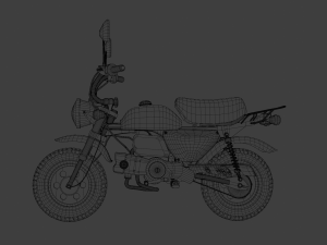 honda monkey z50 2009 Model 3D