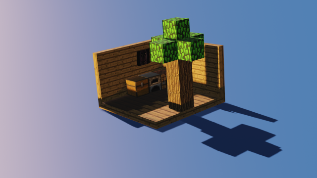 minecraft Modelo 3D .c4d .max .obj .3ds .fbx .stl .blend 