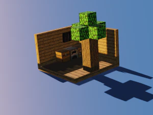 Minecraft Model 3D