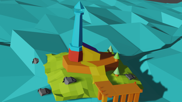 lighthouse 3D Model .c4d .max .obj .3ds .fbx .stl .blend 