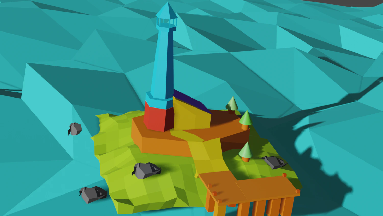 lighthouse 3D Model .c4d .max .obj .3ds .fbx .stl .blend