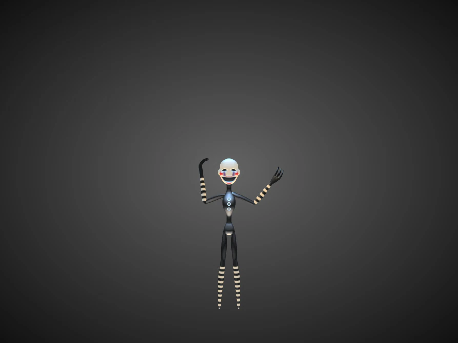fantoche fnaf2 Modelo 3D .c4d .max .obj .3ds .fbx .stl .blend 