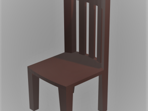 chair and table Model 3D