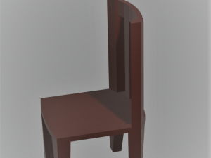 chair and table Model 3D