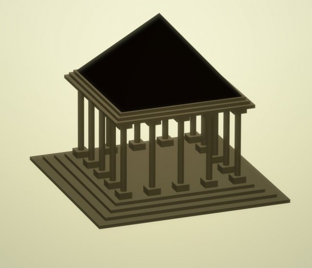 ancient greek temple Modelo de impresión 3D .c4d .max .obj .3ds .fbx .stl .blend 