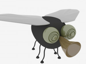 crazy fly 3Dモデル