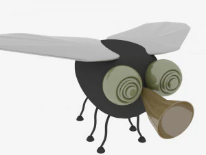 पागल मक्खी 3D मॉडल