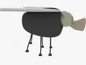 crazy fly 3D Model