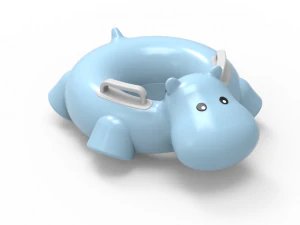 pool float ringhippo 3D Model