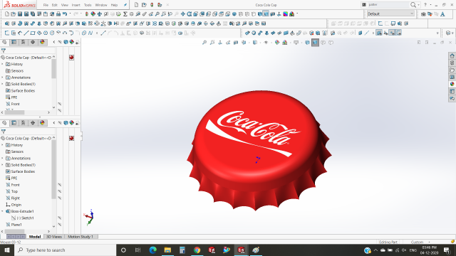 coca cola cap 3D-Modell .c4d .max .obj .3ds .fbx .stl .blend 
