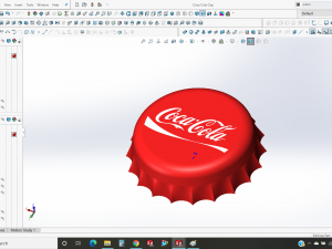 coca cola cap Model 3D
