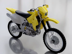 suzuki drz 400 e - offroad motorcycle 3D Model