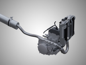 suzuki drz 400 e - offroad motorcycle Model 3D