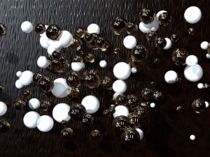background gold sphere Model 3D