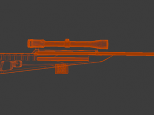sniper rifle 3d 3D 모델