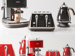 delonghi set of appliance 3D 模型