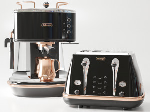 delonghi set of appliance 3D Модель