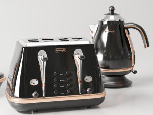 delonghi set of appliance 3D Модель