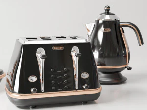 delonghi set of appliance 3D Model