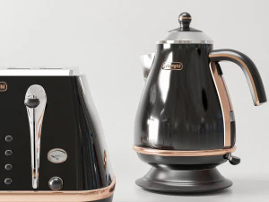 delonghi set of appliance 3D Model