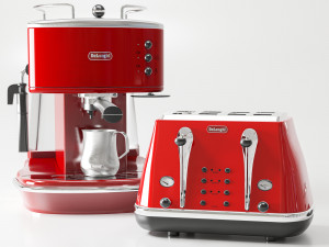 delonghi set of appliance 3D Модель