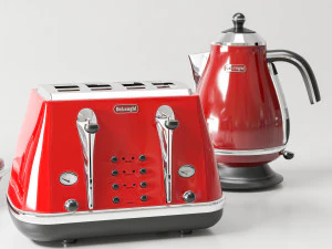 delonghi set of appliance 3D Model