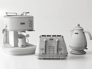 delonghi set of appliance 3D Model