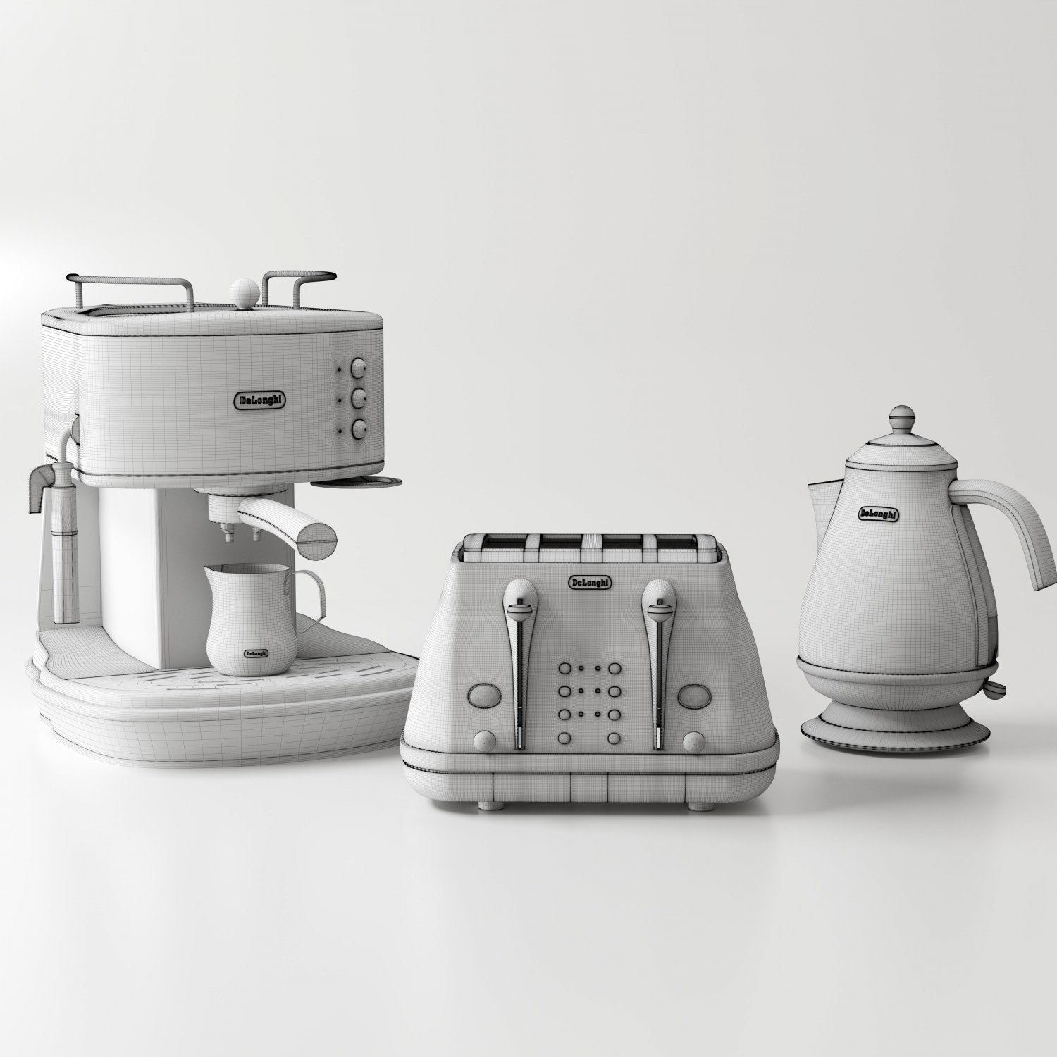 Delonghi kitchen accessories 3D model