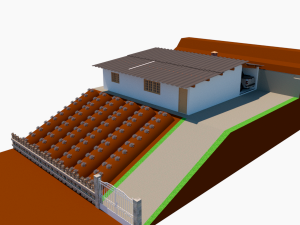 houser in the countryside Modelo 3D