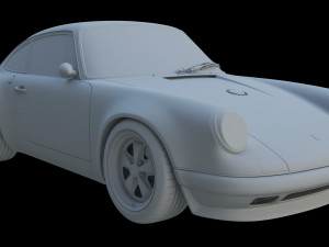 porsche cayenne 911 379 horsepower low-poly Modèle 3D
