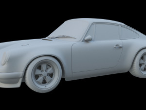 porsche cayenne 911 379 horsepower low-poly Modèle 3D