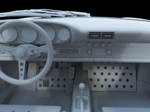 porsche cayenne 911 379 horsepower low-poly Modèle 3D