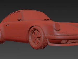 porsche cayenne 911 379 horsepower low-poly 3D Model