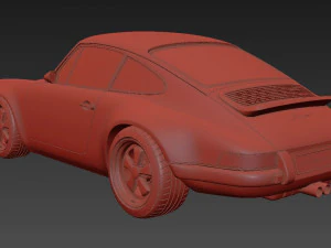 porsche cayenne 911 379 horsepower low-poly 3D Model