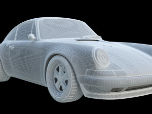 porsche cayenne 911 379 horsepower low-poly Modèle 3D