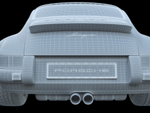 porsche cayenne 911 379 horsepower low-poly Modèle 3D