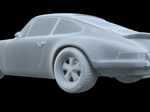 porsche cayenne 911 379 horsepower low-poly Modèle 3D
