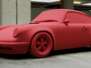 porsche cayenne 911 379 horsepower low-poly Modèle 3D