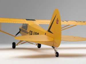 piper pa-18 supercub 3D Model