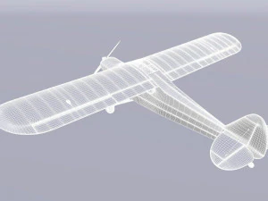 piper pa-18 supercub 3D Model