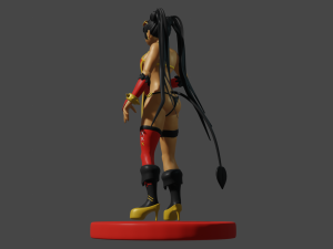 red girl 3D Model
