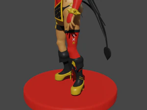 red girl 3D Model