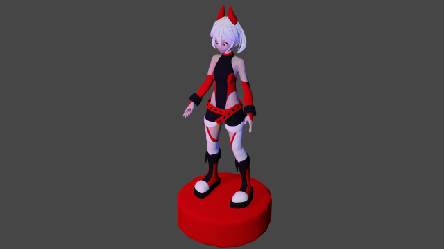 skingirl 3D 모델 .c4d .max .obj .3ds .fbx .stl .blend 