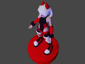 skingirl 3D 모델