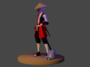 samurai 3D Model