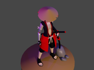 samurai 3D Модель