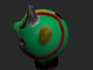 monster face 3D Model