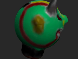 monster face 3D Model