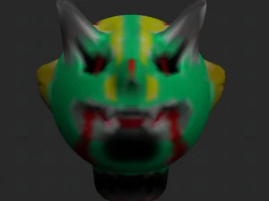 monster face 3D Model