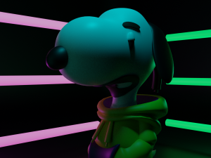 snoopy dogg Modello di stampa 3D